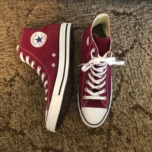 Maroon Converse All Star